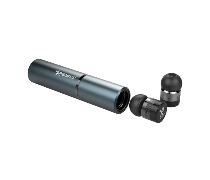 XPower INN5 True wireless Bluetooth Earbuds - Grey - Zoom Image 1