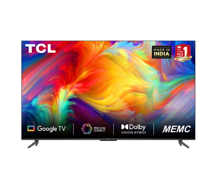 TCL 50P735 50 Inch Ultra HD 4K Smart LED TV - Black - Zoom Image 1