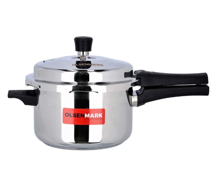 Olsenmark OMPC2460 4 Litre Stainless Steel Pressure Cooker - Silver - Zoom Image