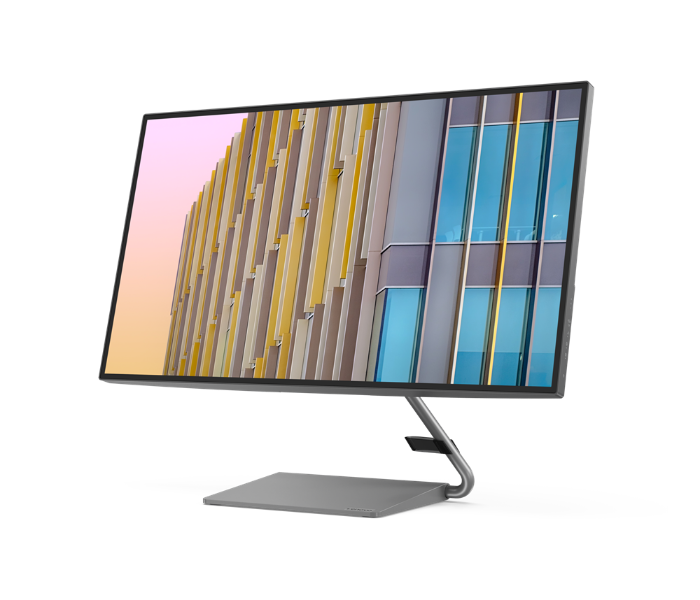 Lenovo 66A7GAC2UK Q27h-10 27 Inch QHD LED Backlit LCD Hub Monitor - Grey - Zoom Image 2