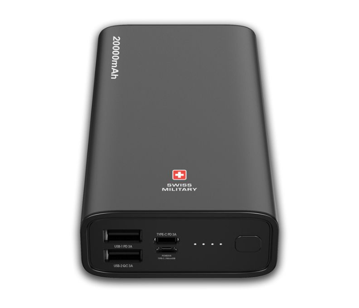 Swiss Military Biendron 20000mAh Power Bank - Black - Zoom Image 1