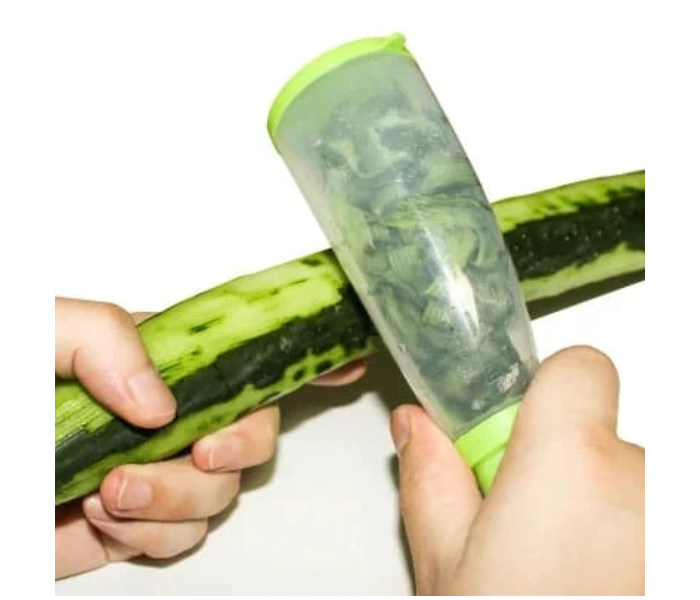 VP-44 Easy Slicer Vegetable Peeler with Container - Green - Zoom Image 2