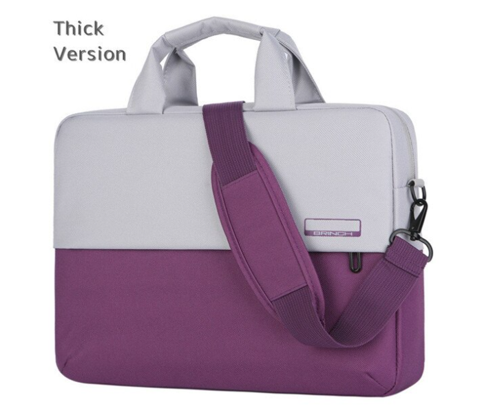 Brinch BW-249 15.6 Inch Laptop Messenger Shoulder Bag - Purple - Zoom Image