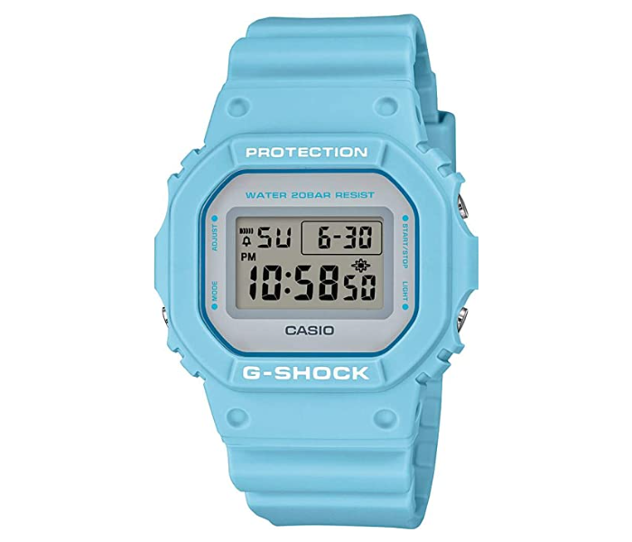 Casio DW-5600SC-2DR G Shock Digital Watch for Women - Blue - Zoom Image 1