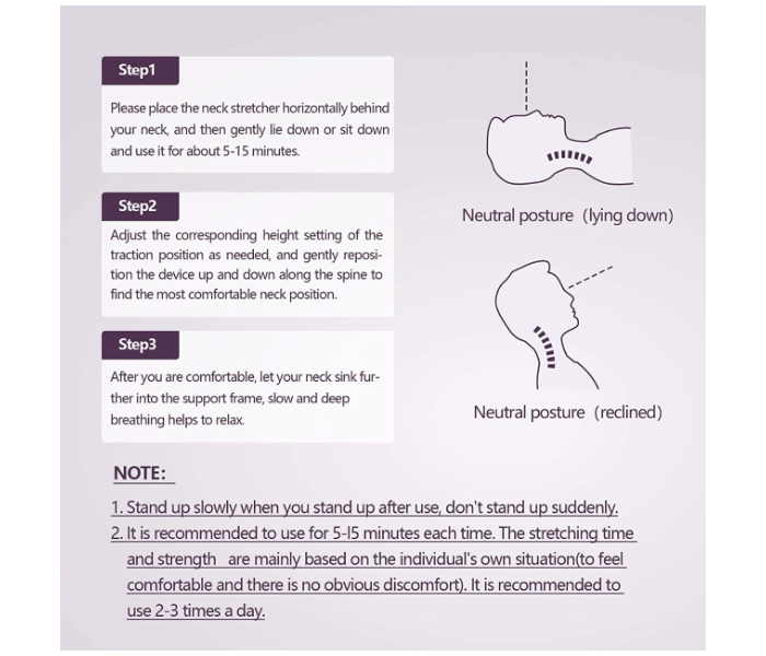 Cervical Neck Stretcher Device for Pain Relief - Zoom Image 3