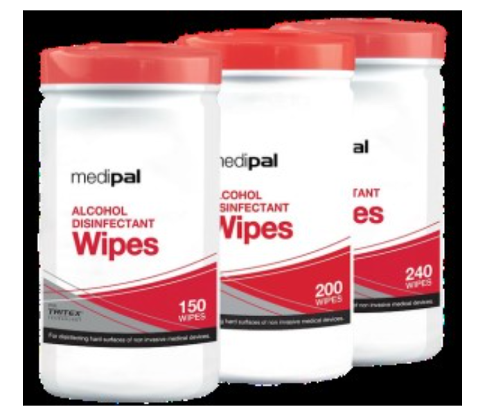 Pack of 150 Pieces Alcohol Disinfectant Wipes - Zoom Image