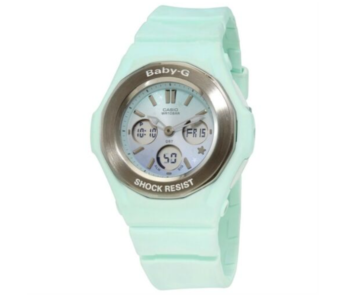 Casio BGA-100ST-3ADR Baby-G Analog-Digital Watch for Women - Green - Zoom Image 1