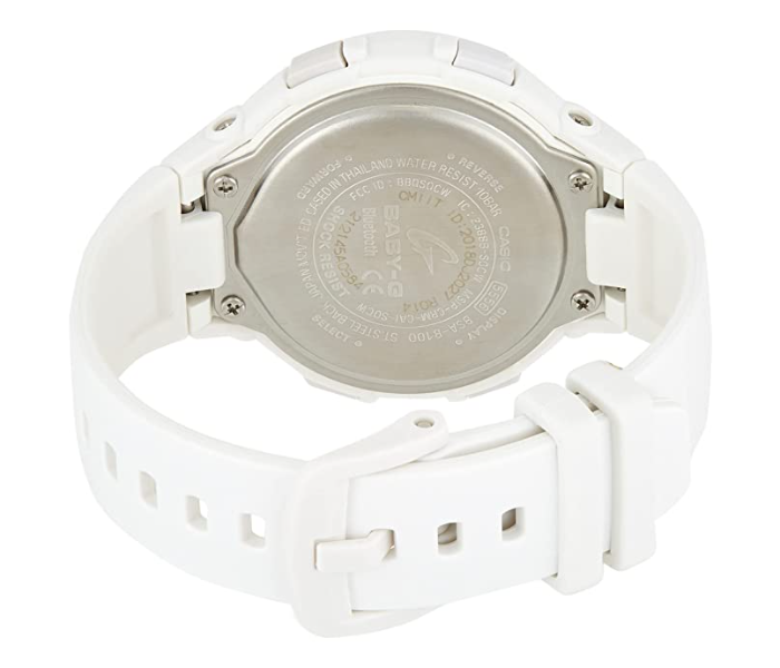 Casio BSA-B100MF-7ADR Baby G Analog-Digit Watch for Women - White - Zoom Image 2