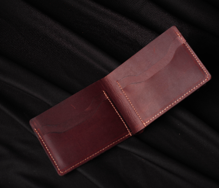 Kings Retroman Wallet for Men - Maroon - Zoom Image