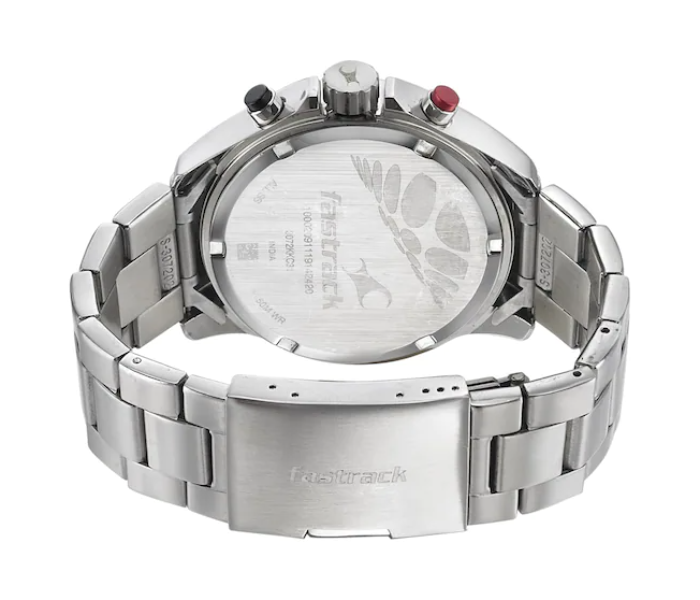 Fastrack 3072SM06 Stainless Steel Analog Watch - Silver - Zoom Image 3