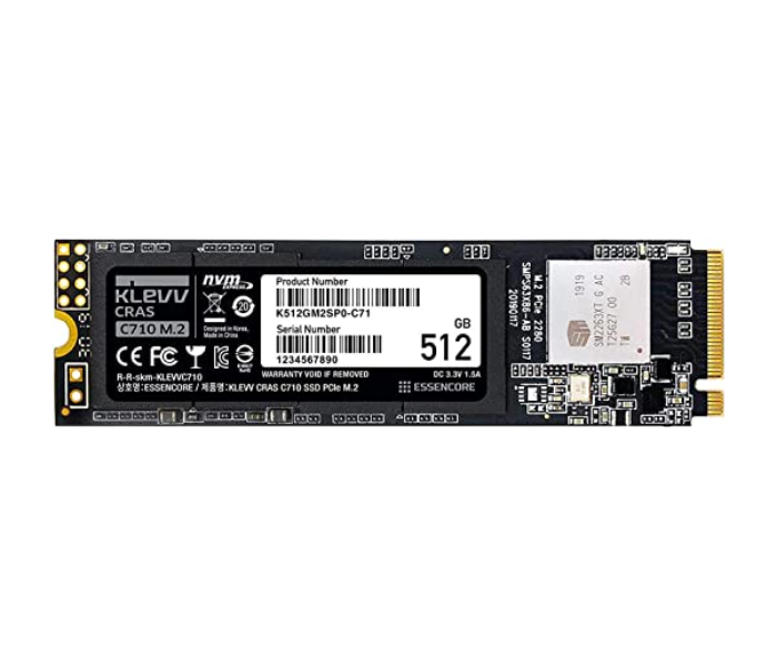 Klevv K512GM2SP0-C71 CRAS C720 M.2 SSD 512GB Internal Solid State Drive - Zoom Image 1