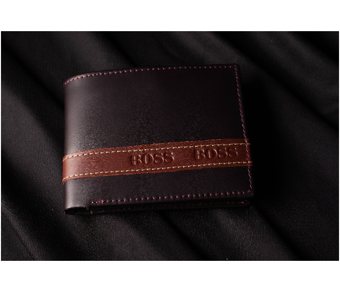 Kings Boss Boss Army Man Wallet for Men - Dark Brown - Zoom Image 1