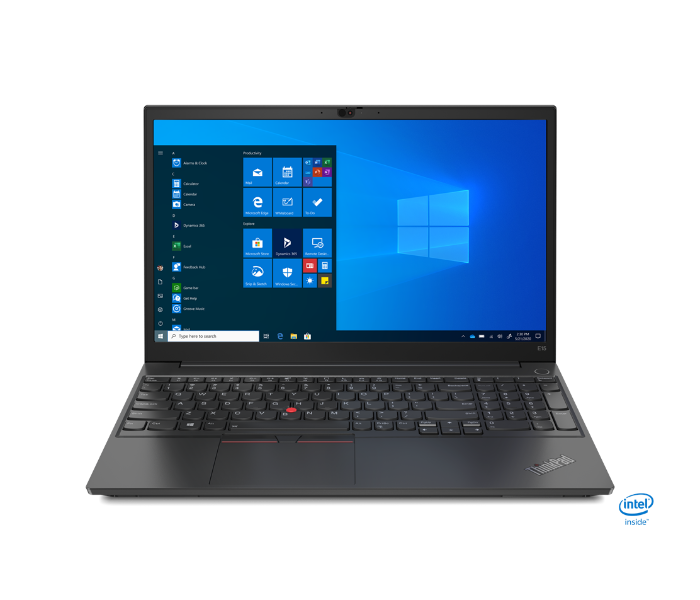 Lenovo 20TD000EGR Thinkpad E15 15.6 Inch FHD Intel Core i7-1165G7 Processor 8GB DDR4 RAM 512GB SSD Integrated Intel Iris Xe Graphics DOS - Black - Zoom Image 1