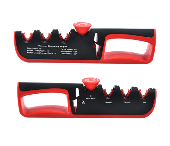 ZL-2019 Multifunctional Adjustable Knife Sharpener - Red and Black - Zoom Image 4