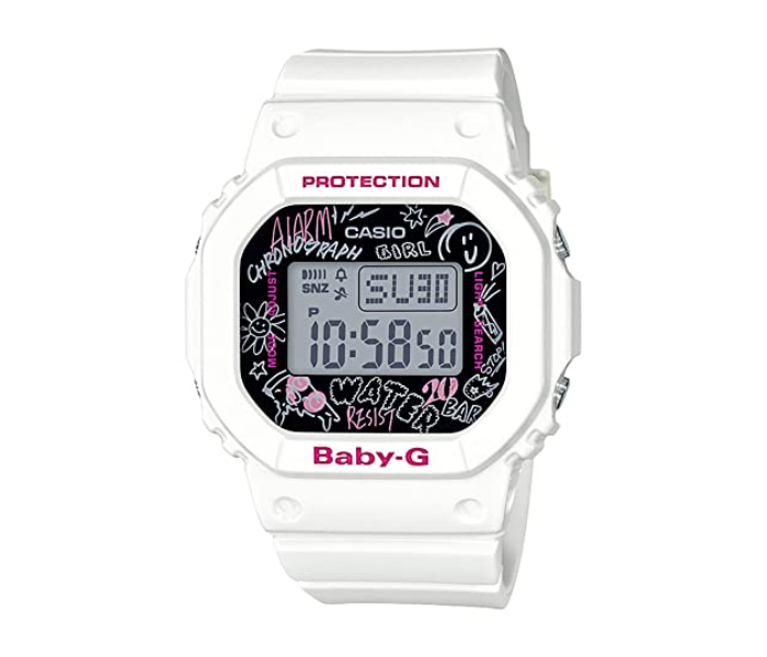 Casio BGD-560SK-7DR Baby-G Digital Watch for Women - White - Zoom Image 1