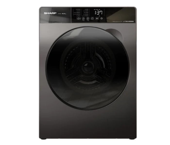 Sharp ES-FS954KJZ-G 9.5Kg Front Load Washing Machine - Dark Grey - Zoom Image 1