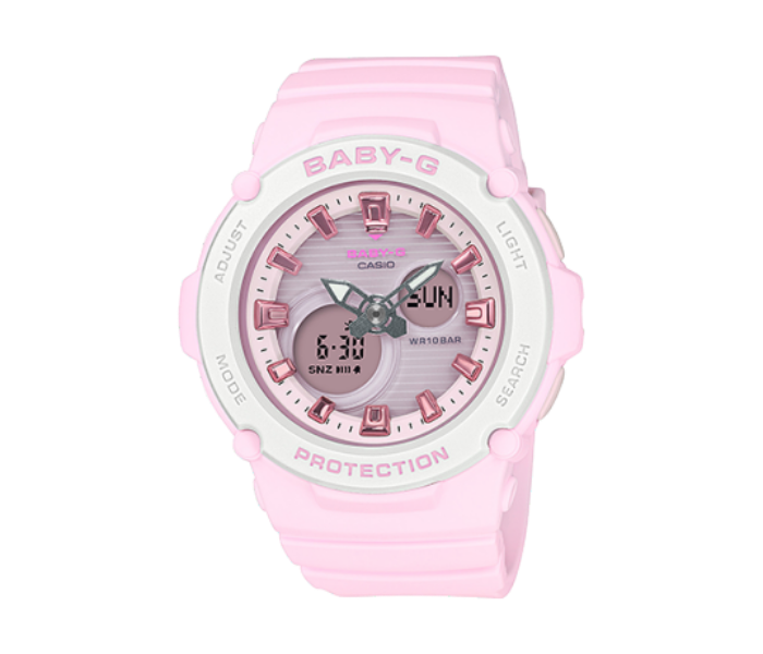 Casio BGA-270-4ADR Baby-G Analog-Digital Watch for Women - Pink - Zoom Image