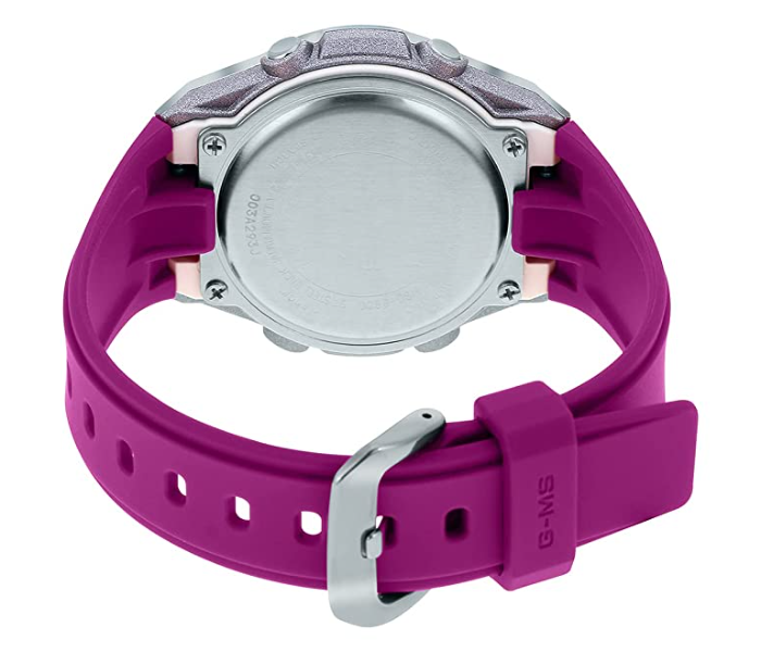 Casio MSG-S600-4ADR Baby-G Analog-Digital Watch for Women - Purple - Zoom Image 4