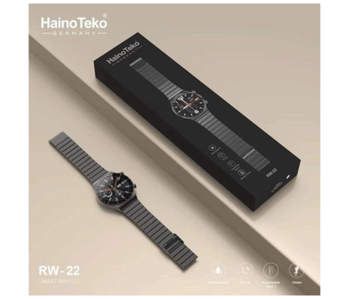 Haino Teko RW-22 Smart Watch - Black - Zoom Image 2