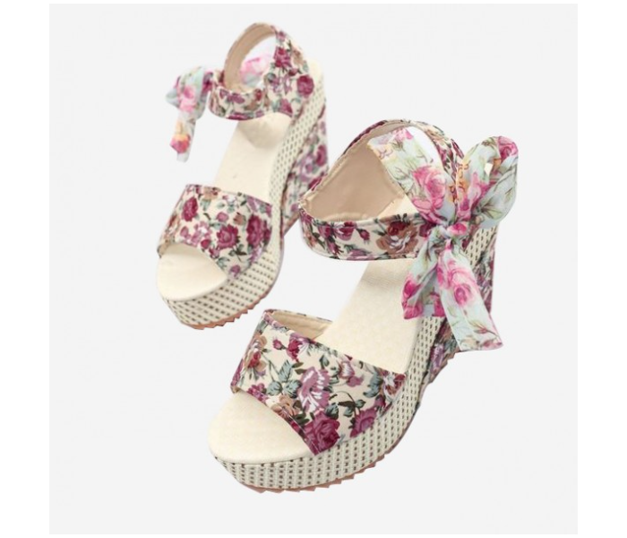 Kate Floral KFWP75 Wedges EU36 - Pink - Zoom Image 3