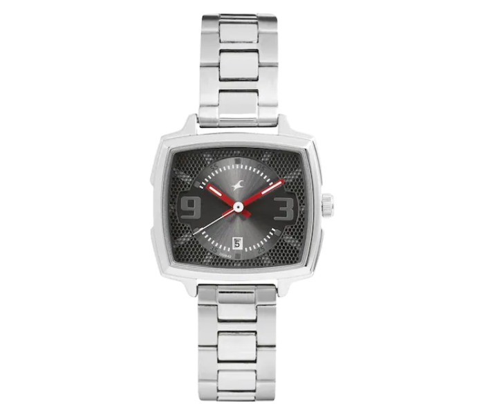 Fastrack 6167SM01 Loopholes Stainless Steel Analog Watch for Women - Silver - Zoom Image 1