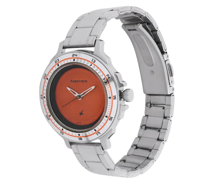 Fastrack 6135SM02 Stainless Steel Analog Watch for Women - Silver - Zoom Image 2