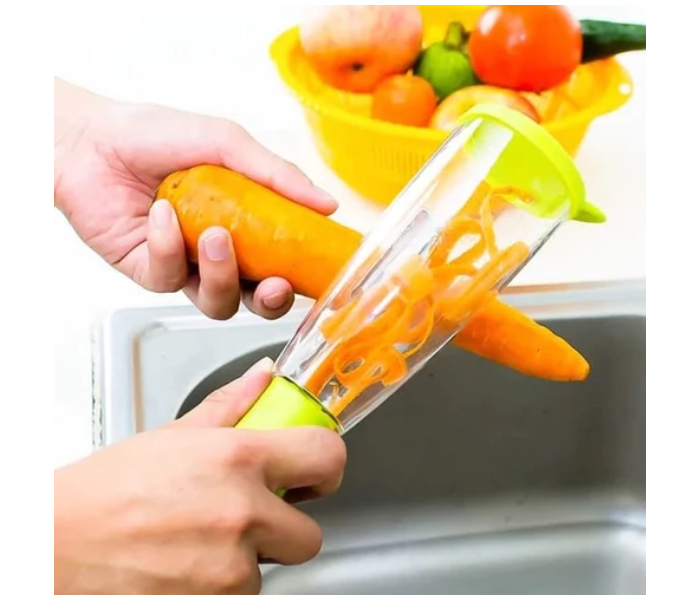 VP-44 Easy Slicer Vegetable Peeler with Container - Green - Zoom Image 1