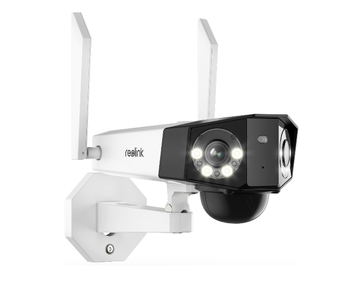 Reolink Duo 4G 2K 4MP 4G LTE Mobile Network Camera with Color Night Vision - White and Black - Zoom Image