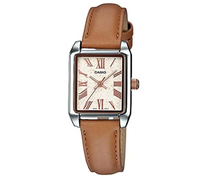 Casio LTP-TW101L-7AVDF Standard Analog Watch for Women - Brown - Zoom Image