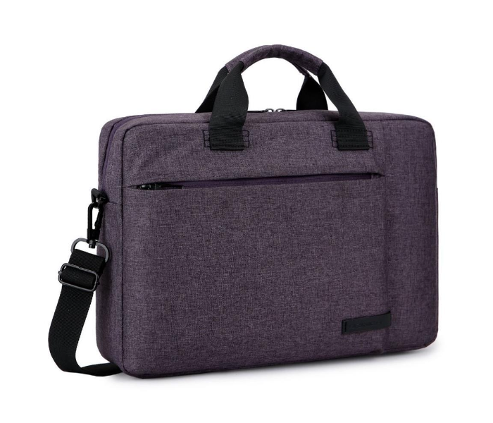 Brinch BW-210 14.6 Inch Stylish Fabric Laptop Shoulder Bag - Purple - Zoom Image 2