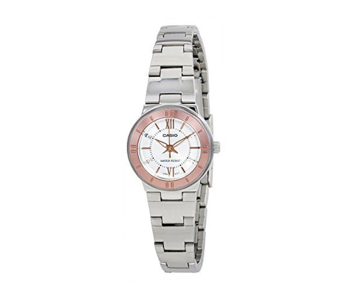 Casio LTP1368D7ADF Analog Wrist Watch for Women - Silver - Zoom Image