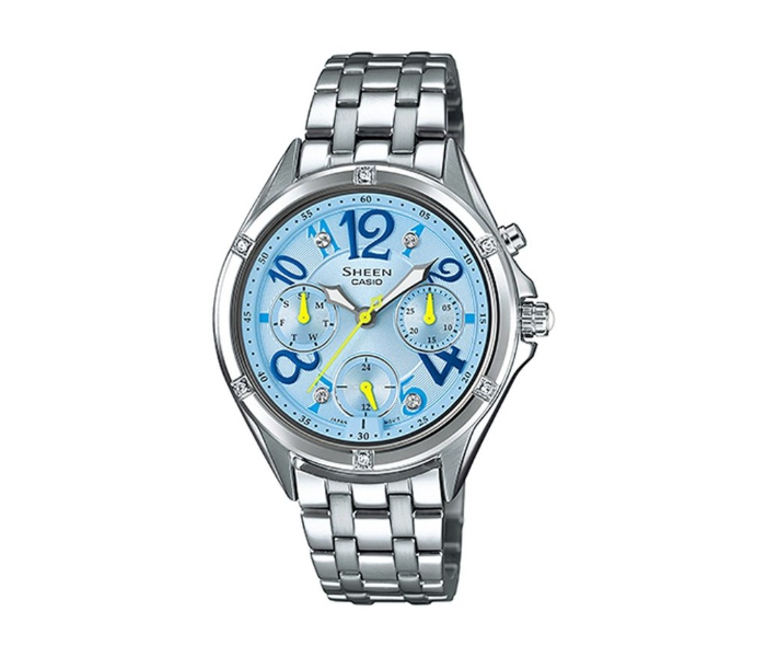 Casio SHE-3031D-2AUDR Sheen Analog Watch for Women - Silver - Zoom Image 1