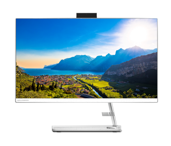 Lenovo F0G000VNAX PC AIO 3 23.8 Inch FHD Intel Core i7 1165G7 Processor 8GB DDR4 RAM 512 SSD 2GB NVIDIA GeForce MX450 GDDR6 Graphics Windows 11 Home 64 - White - Zoom Image 3