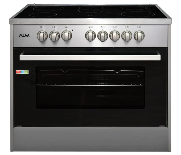 ALM ALM-9060CS 90X60Cm Vitro Ceramic Cooker  - Black and Silver - Zoom Image