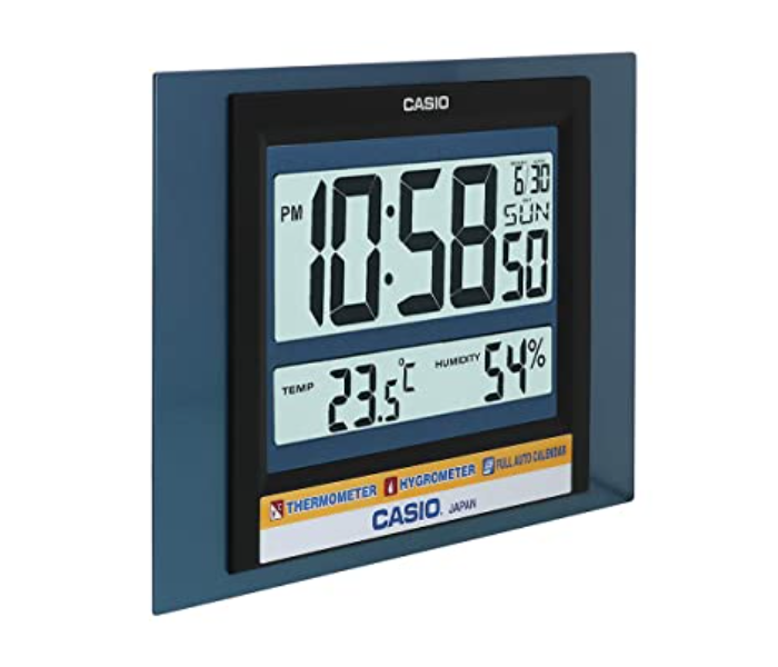 Casio ID-16S-2DF Wall Clock - Dark Blue - Zoom Image 2