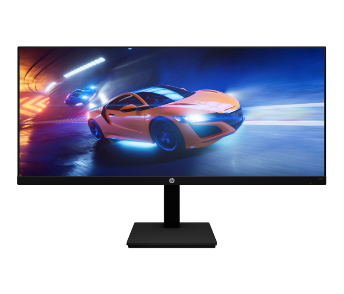 HP 2V7W6AS X34 34 Inch UWQHD Gaming Monitor - Black - Zoom Image 1