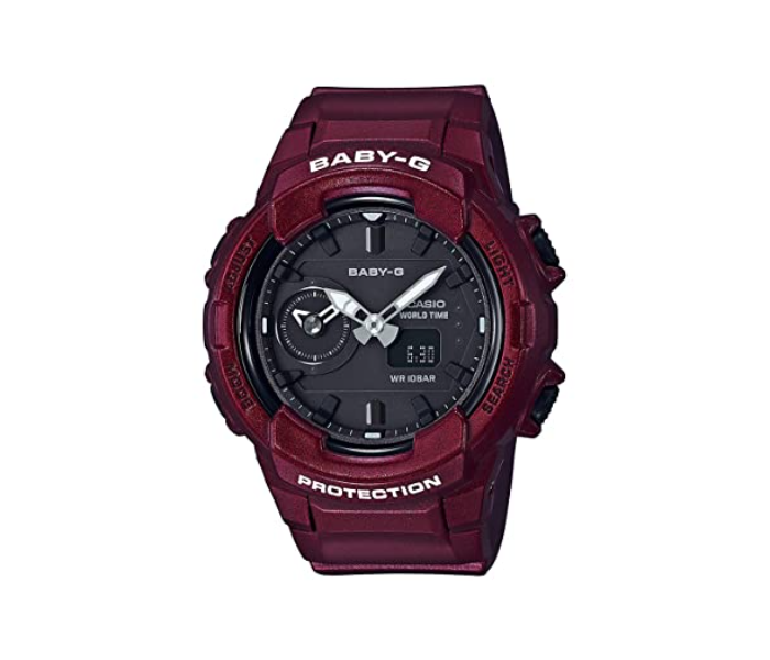 Casio BGA-230S-4ADR Baby G Casual Analog-Digital Watch for Women - Maroon - Zoom Image 1