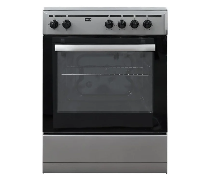 ALM ALM-6060ELC 4 Hotplate 60X60 Electric Cooking Range - Black and Silver - Zoom Image