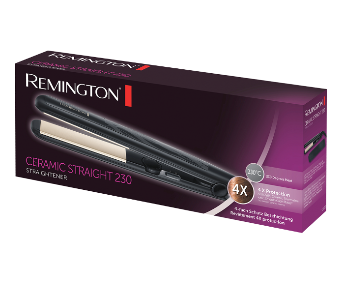 Remington S3500 Ceramic Hair Straightener - Black - Zoom Image 2