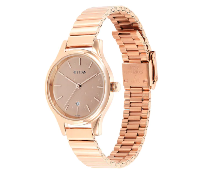 Titan 2679WM01 Karishma Analog Watch for Women - Rose Gold - Zoom Image 2