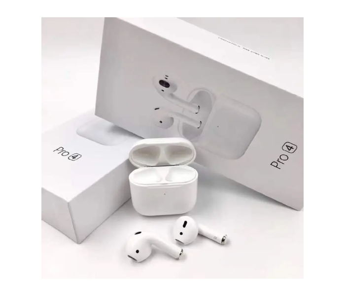 AirPods Pro4 Wireless Bluetooth Earbuds - White - Zoom Image 2