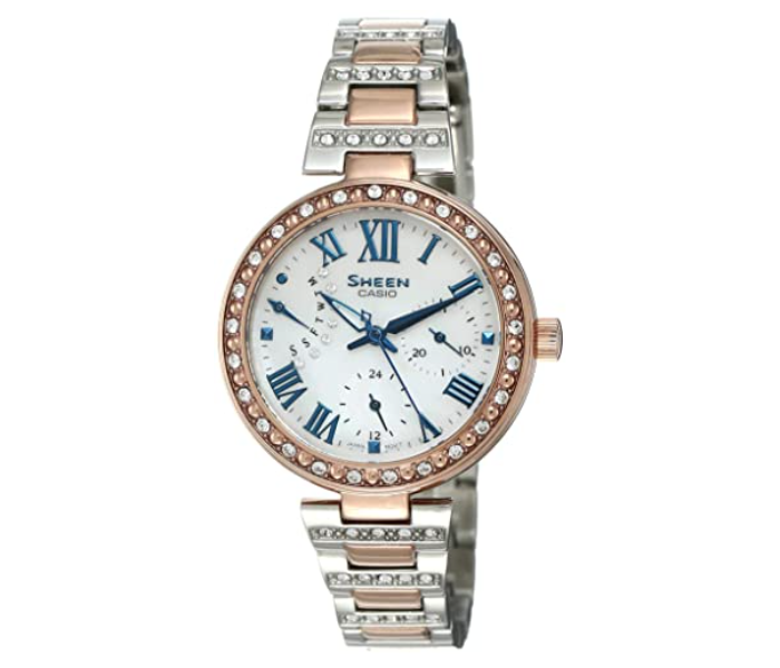 Casio SHE-3043SPG-7AUDR Sheen Mother of Pearl Analog Watch for Women - Silver - Zoom Image 1