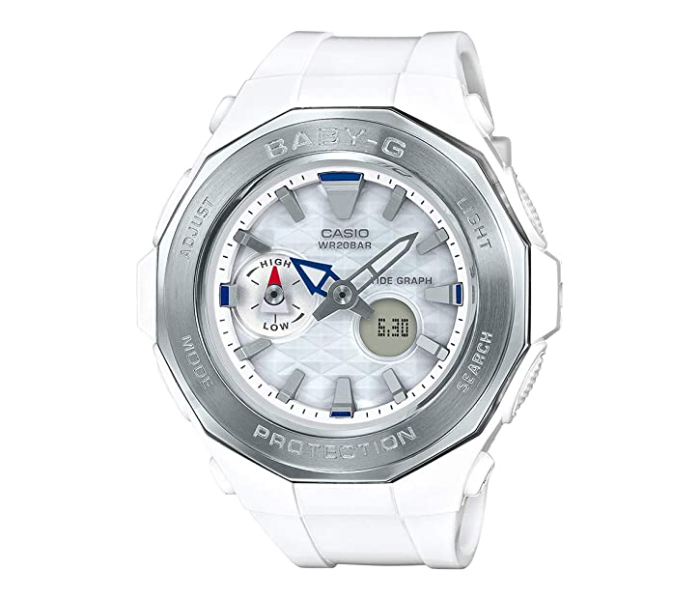 Casio BGA-225-7ADR Baby G Casual Analog-Digital Watch for Women - Silver - Zoom Image 1