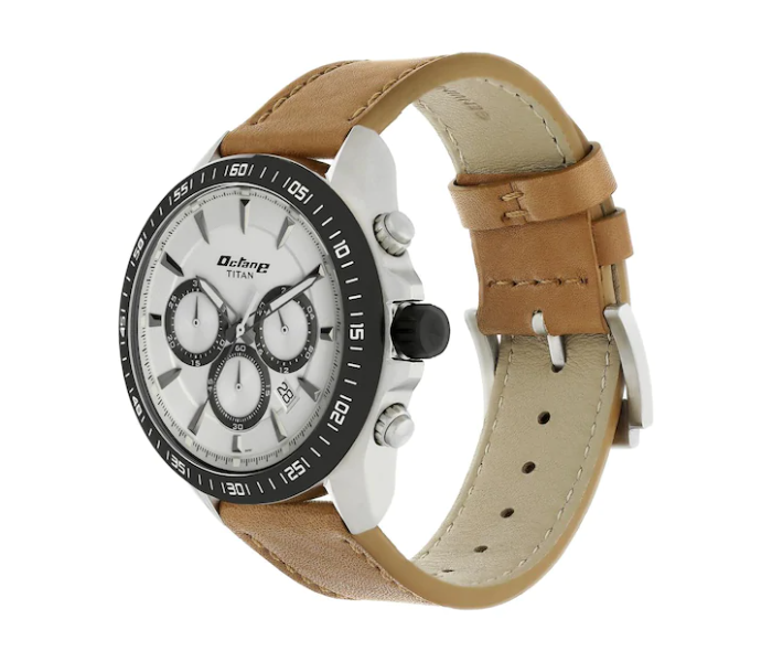 Titan 90103KL02 Octane Analog Watch for Men - Brown - Zoom Image 2