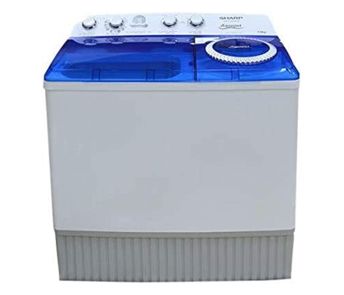 Sharp ES-T147AP-2 14 Kg Semi Automatic Washing Machine - White - Zoom Image 1