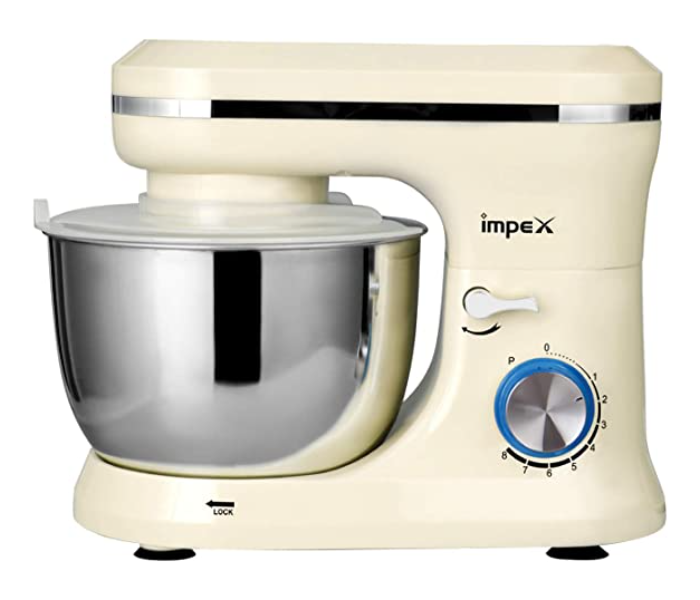 Impex SM 3305 8 Speed Stand Mixer with 5 Litre Stainless Steel Bowl - Beige - Zoom Image 1