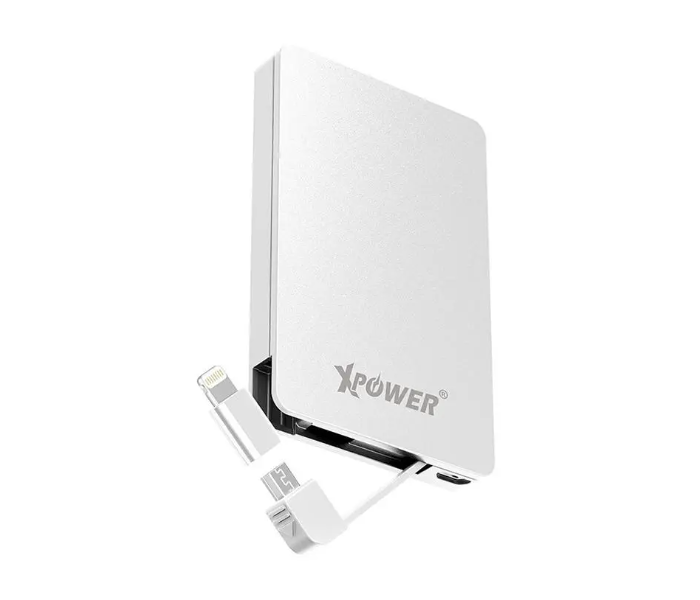 XPower PB3T 3000mAh Power Bank - White - Zoom Image 1