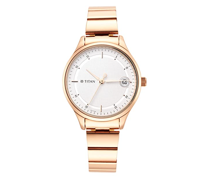 Titan 2649WM01 Analog Watch for Women - Rose Gold - Zoom Image 1