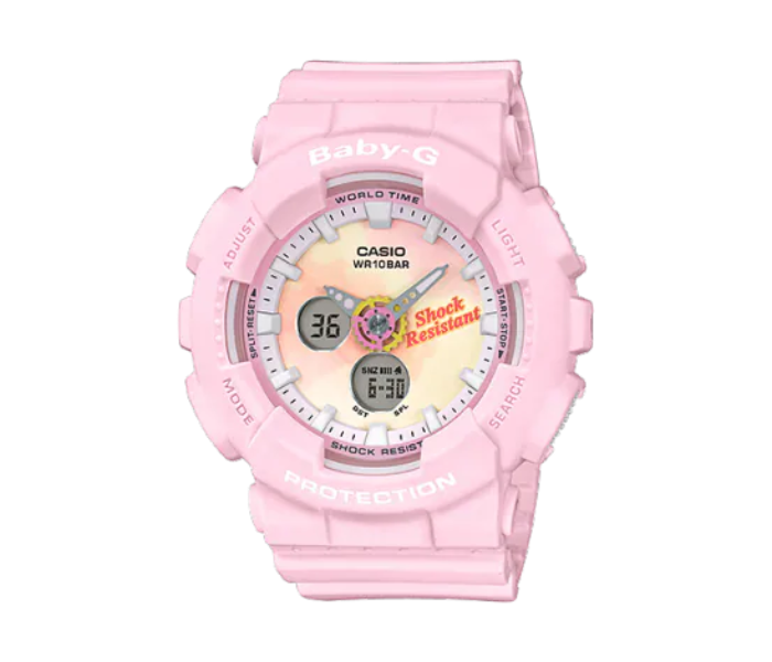 Casio BA-120TG-4ADR Baby-G Analog-Digital Watch for Women - Pink - Zoom Image