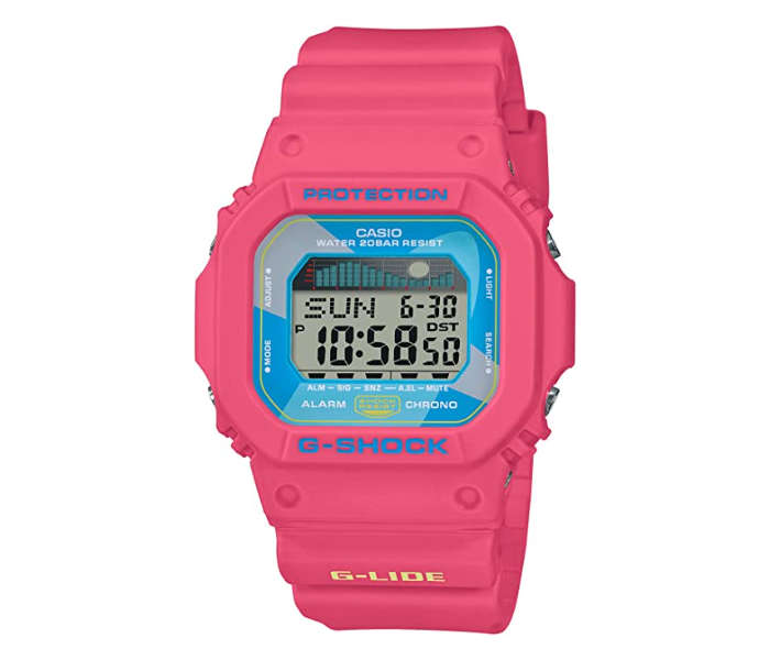 Casio GLX-5600VH-4DR G-SHOCK G-LIDE Digital Watch for Men - Red - Zoom Image